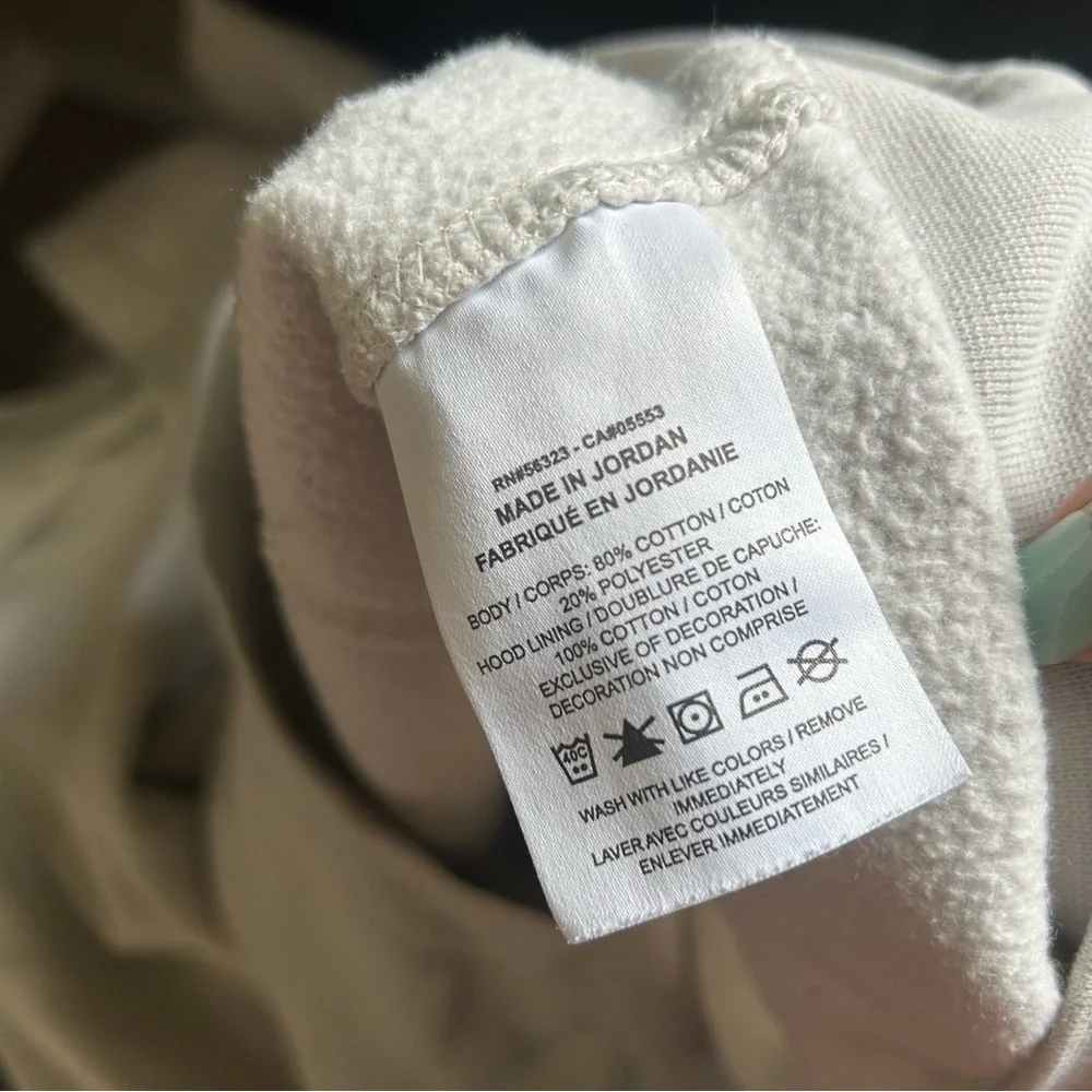 Nike Club Fleece Pullover Hoodie – White – Size M - Picture 4 of 8